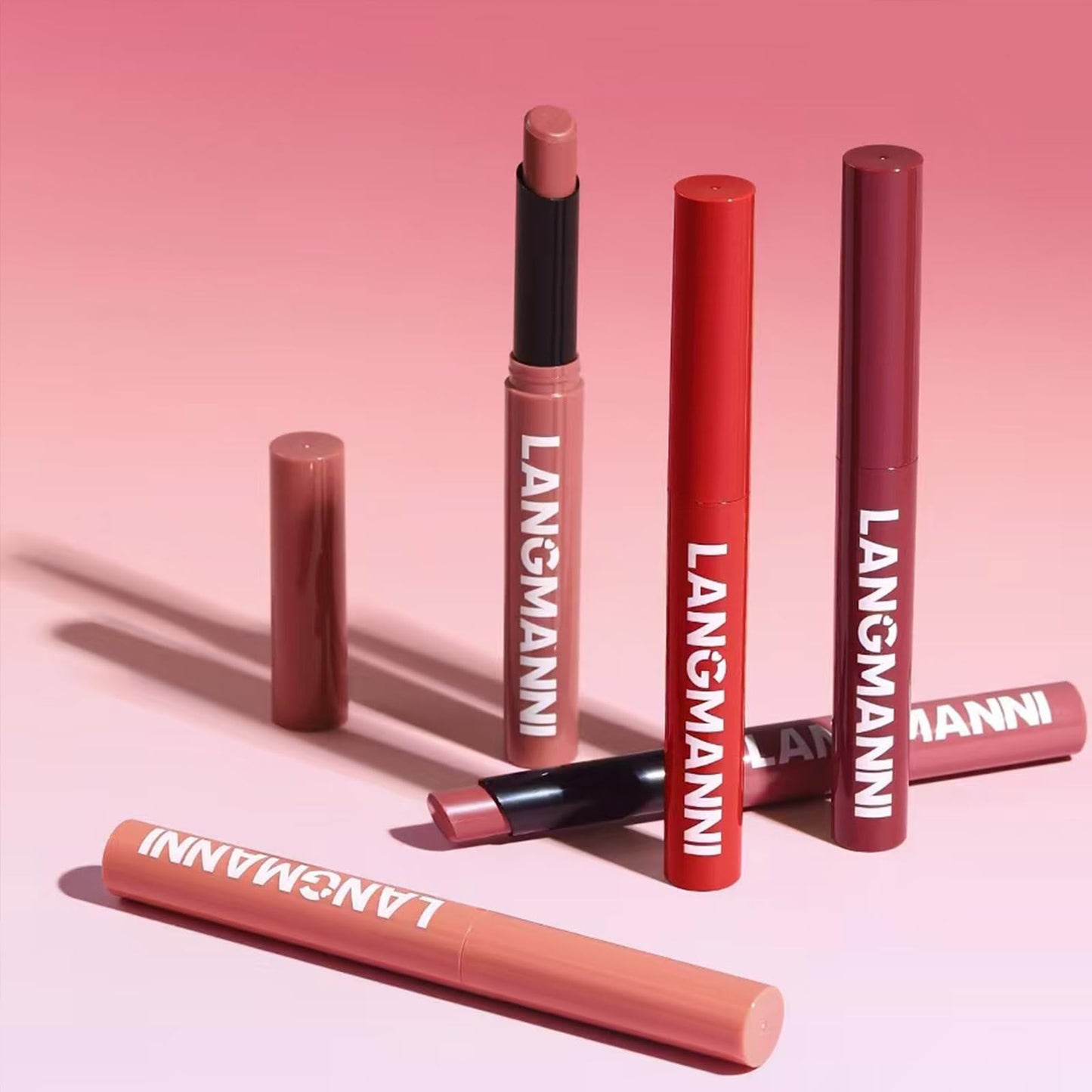 Hyesamyo Red Lipstick For Women Matte Highly Pigmented Moisturizing Lip stick Hypoallergenic Waterproof Long Lasting Lipsticks Q