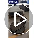 Chair Mat for Carpet, SALLOUS 46" x 60" Office Chair Mat for Carpeted Floors, Heavy Duty Vinyl Floor Mat with Grips, Floor...