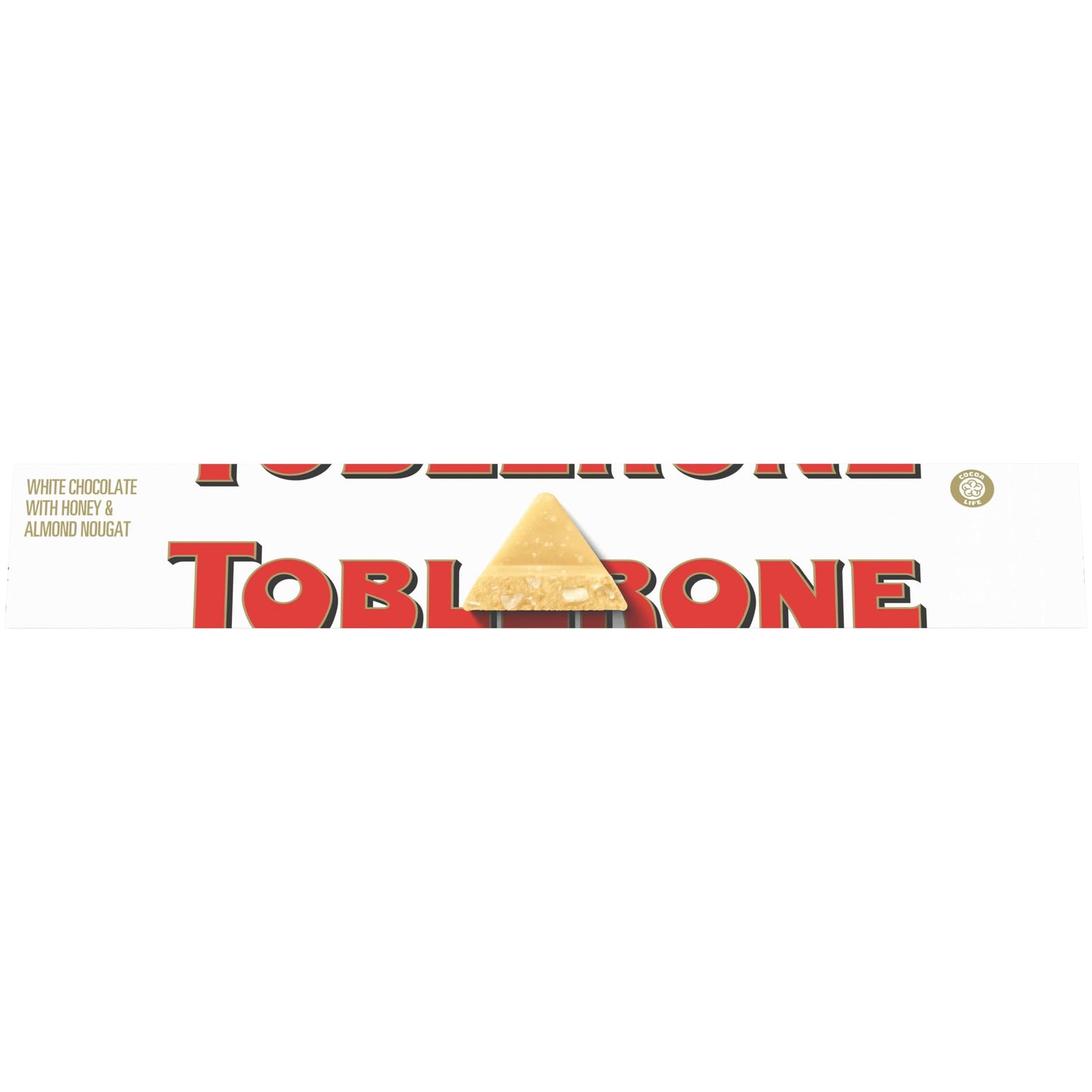 TOBLERONE White Chocolate Bar with Honey and Almond Nougat, 3.52 oz