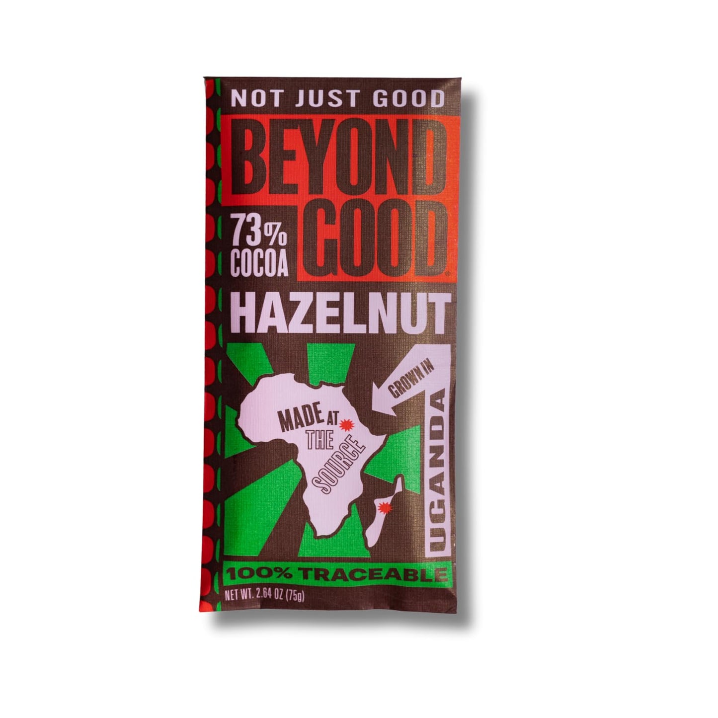 Beyond Good Dark Chocolate Toasted Hazelnut Bar 2.64 Oz