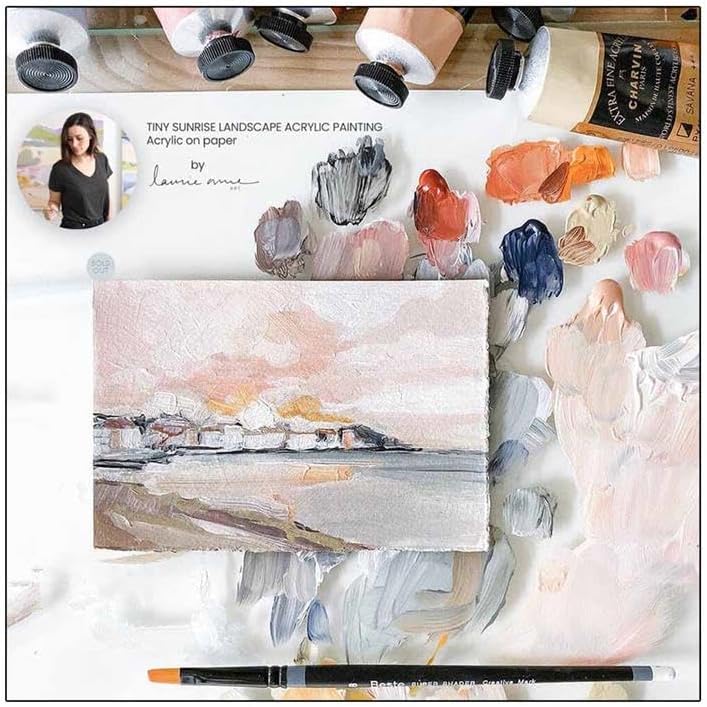 Charvin Extra Fine Professional Acrylic Paint - Alexander's Blue, 150ml Tube, Triple-Milled, Lightfast Pigments, Open Stock Artist Acrylic Paints in Nature-Inspired Hues