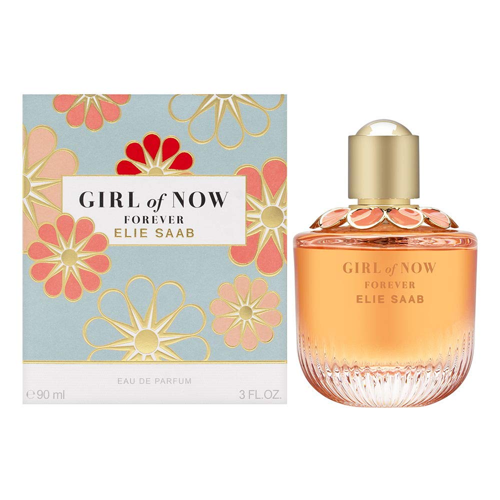 ELIE SAAB LE PARFUM Girl of Now Forever Eau de Parfum Spray, 3.0 Ounce, Clear