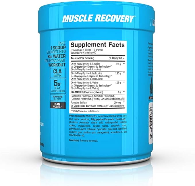 BPI Sports Best BCAA - BCAA Powder - Branched Chain Amino Acids - Muscle Recovery - Muscle Protein Synthesis - Lean Muscle - Improved Performance – Hydration – Fruit Punch - 60 Servings - 1.32 Pound