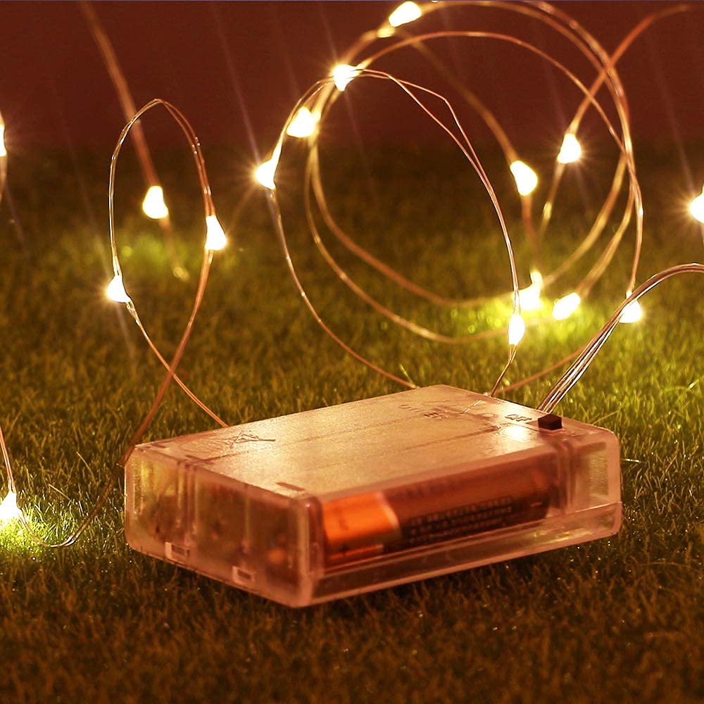 Metaku Led String Lights - 33 Ft Warm White Waterproof Twinkle Lights For Home, Garden, Wedding - 4Pc Decorative Starry Lights (Ledc-10M-4P)