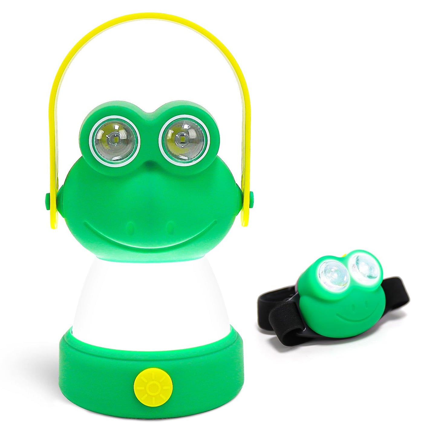 Outdoor Equipment LED Camping Lantern & Headlamp Set for Kids, Battery Powered Night Light, Theme Gift for Childrens Day, Birth