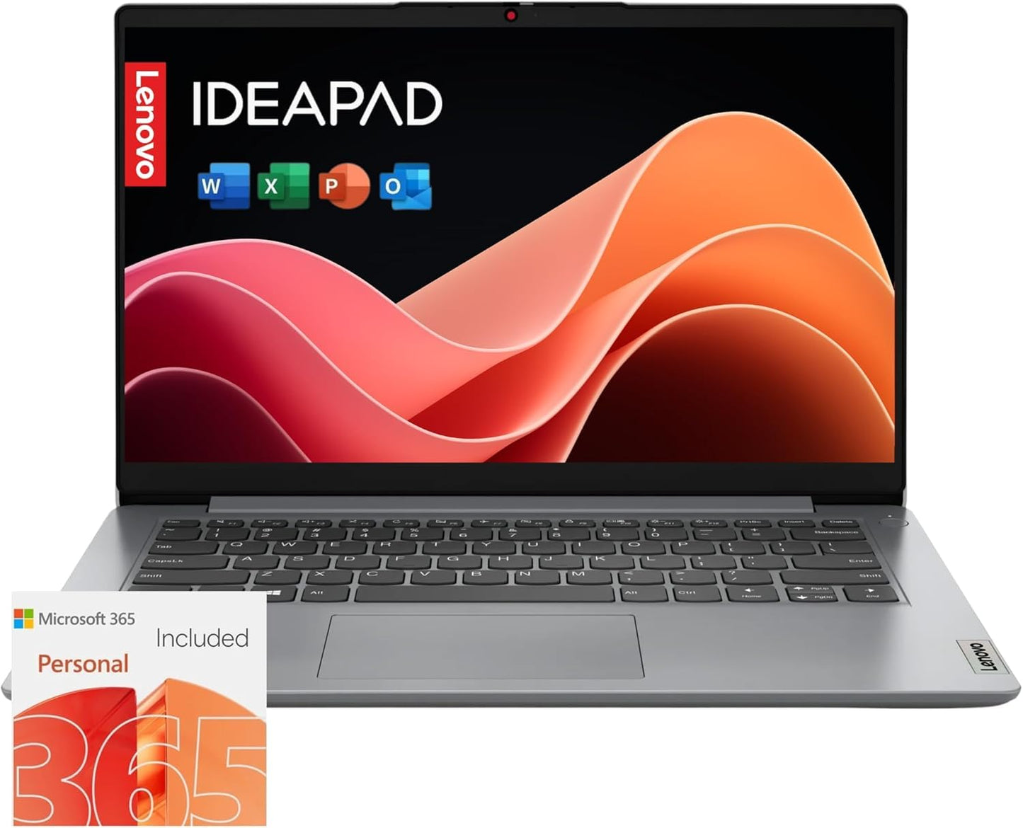 Lenovo IdeaPad 1i Laptop with Office 365 Home and Business 36GB RAM 1TB Cloud Storage and 512GB SSD Intel Core 14 Anti-Glare