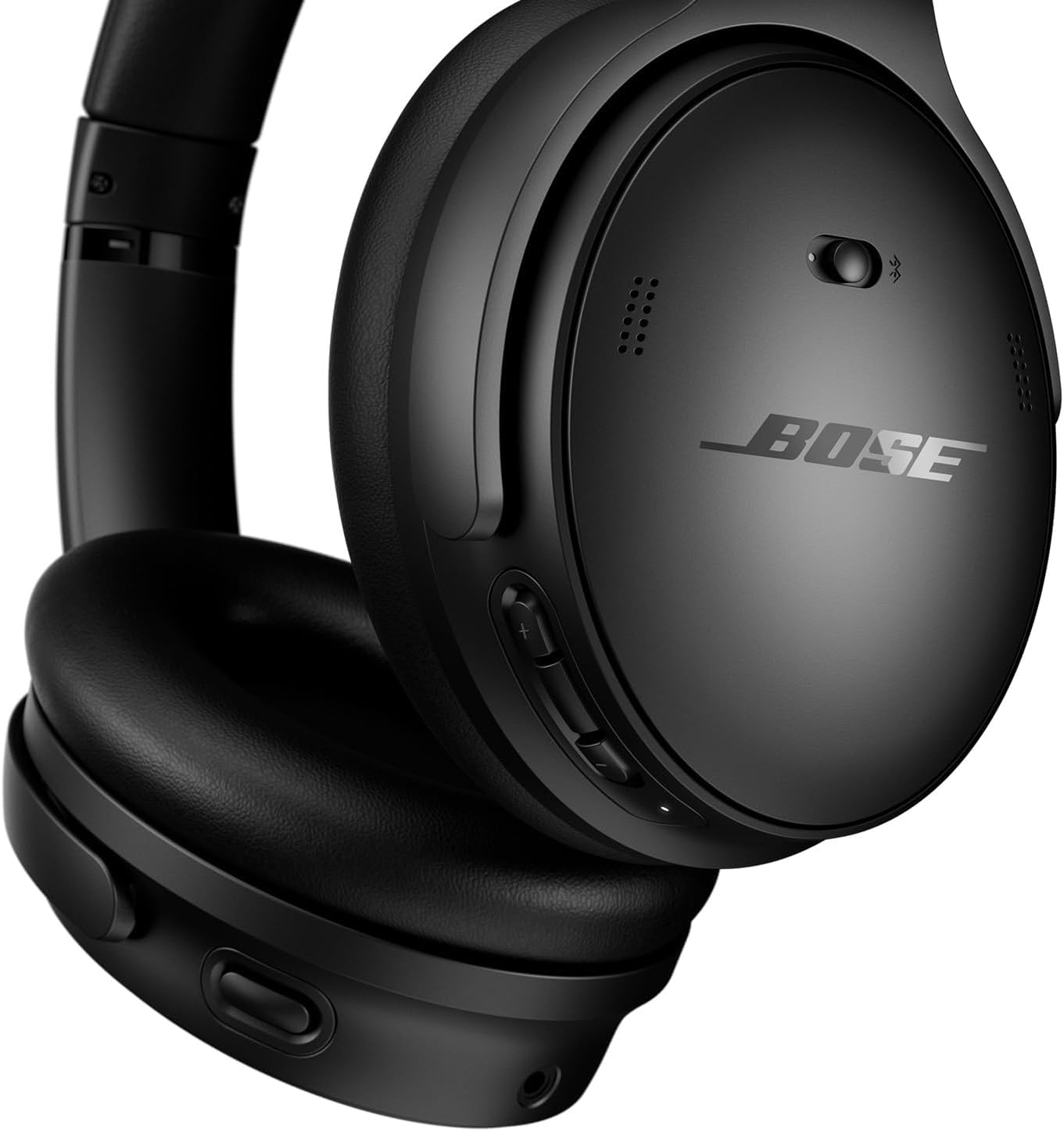 Bose QuietComfort Bluetooth Headphones, Wireless Headphones with Active Over Ear Noise Cancelling and Mic, + Green Extreme 20W 2-Port Wall Charger (Black)