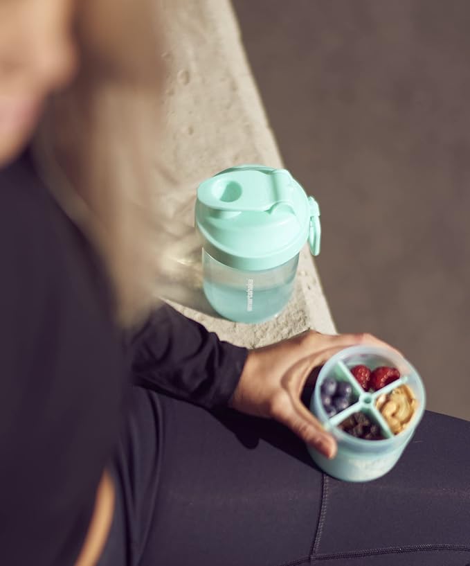 Smartshake Original 2GO, 20 oz Shaker Cup, Mint Green (Packaging May Vary)