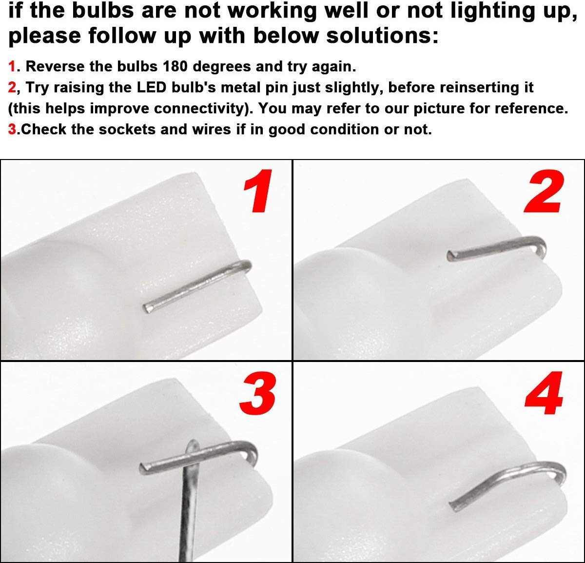Lemeng 3W T10 Wedge Base 921 Led Light Bulb 2700K Warm White 12Vac/Dc Landscape Garden Patio Path Driveway Malibu Automotive Car Rv Camper Trailer Motorhome Marine Boat Dome Fixture Lighting-6 Pack