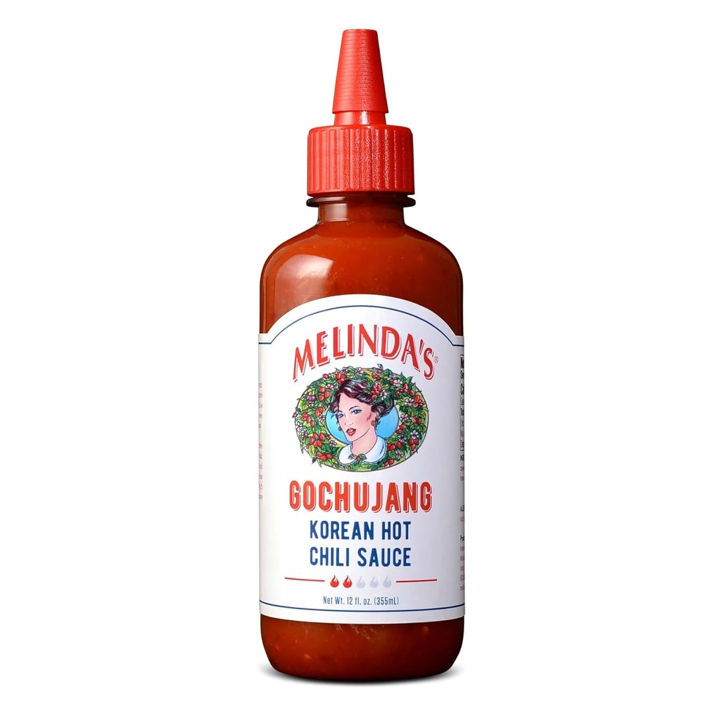 Melindas Gochujang Korean Hot Chili Sauce - Gourmet Gluten Free Gochujang Sauce Perfect for Korean BBQ Stir Fries Dumpling Dipping & More - Mild Heat - Keto Vegan Non-GMO - 12oz 1 Pack