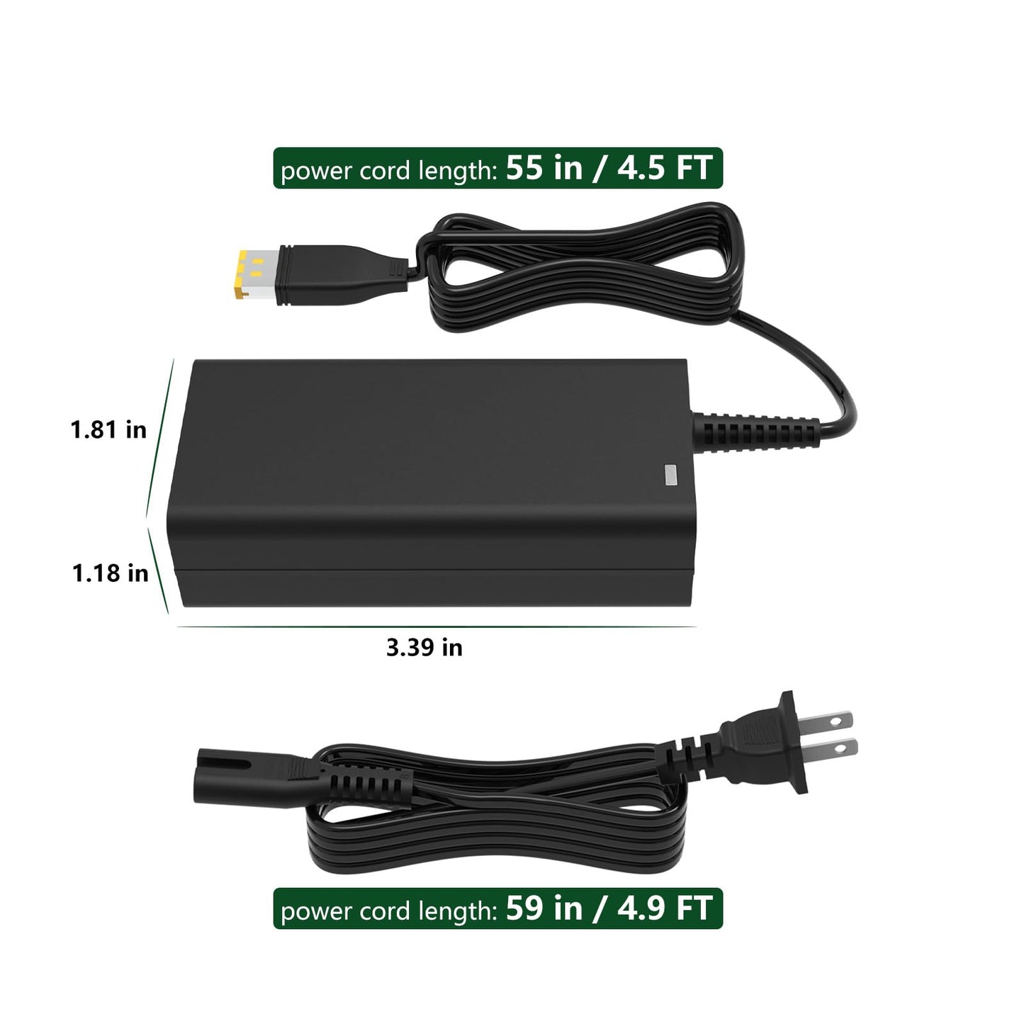 24V 65W AC Adapter Replacement for ResMed AirSense 11 Power Supply Compatible with All ResMed AirSense 11 CPAP Machines (AutoSet/Elite), Includes CPAP Power Cord | ResMed AirSense 11 Supplies