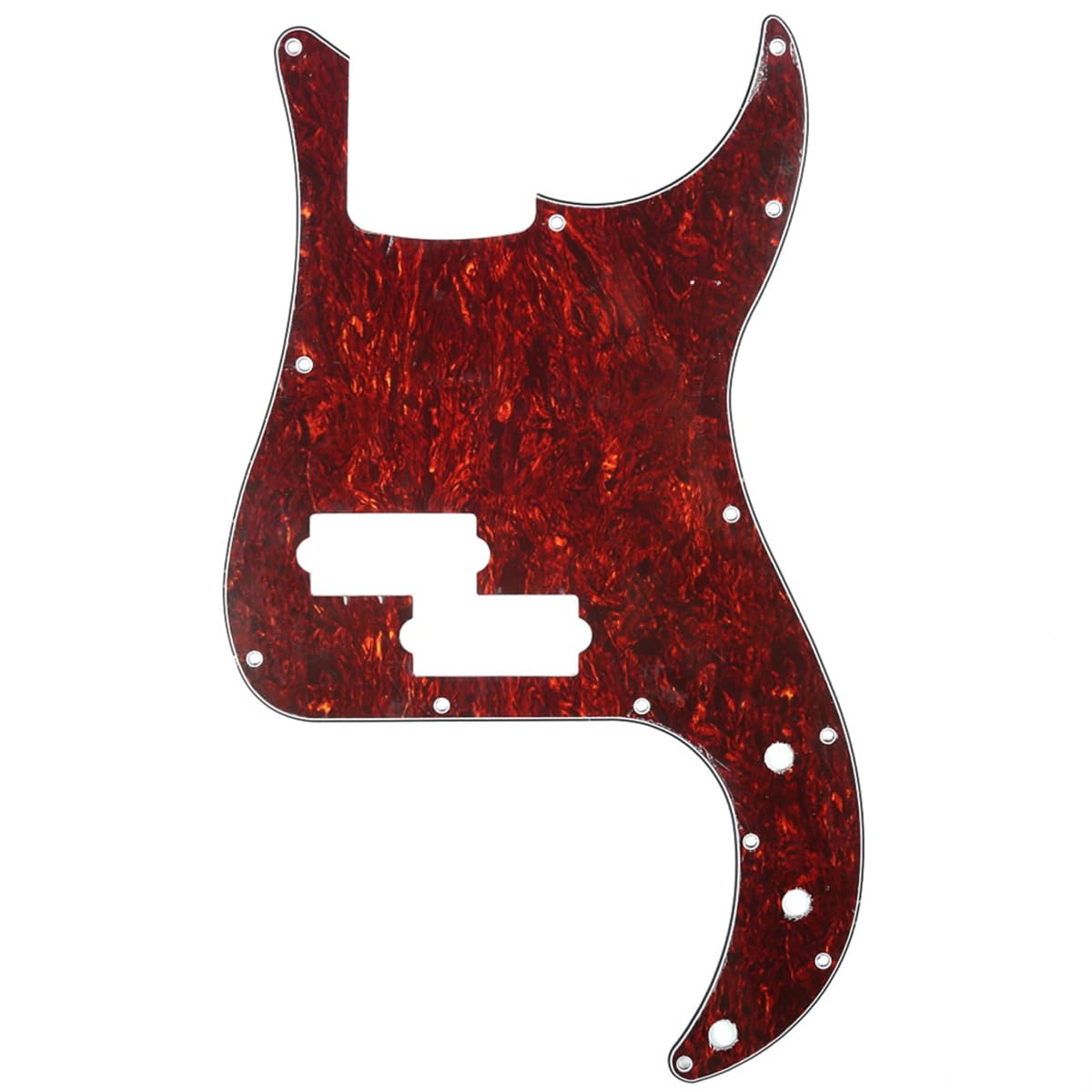 Musiclily 13 Hole P Bass Precision Bass Pickguard Scratch Plate Pick Guards for 4 String Fender American/Mexican Standard Precis