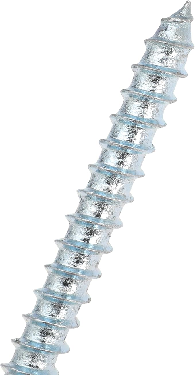 8" Screw in Tent Stakes 8PCS - Ground Anchors Screw in, Screw in Tent Stakes Heavy Duty, Galvanized - Tent Pegs Camping Stakes, Metal Threaded Tent Spikes with Hex Head Driver and Storage Bags (4)