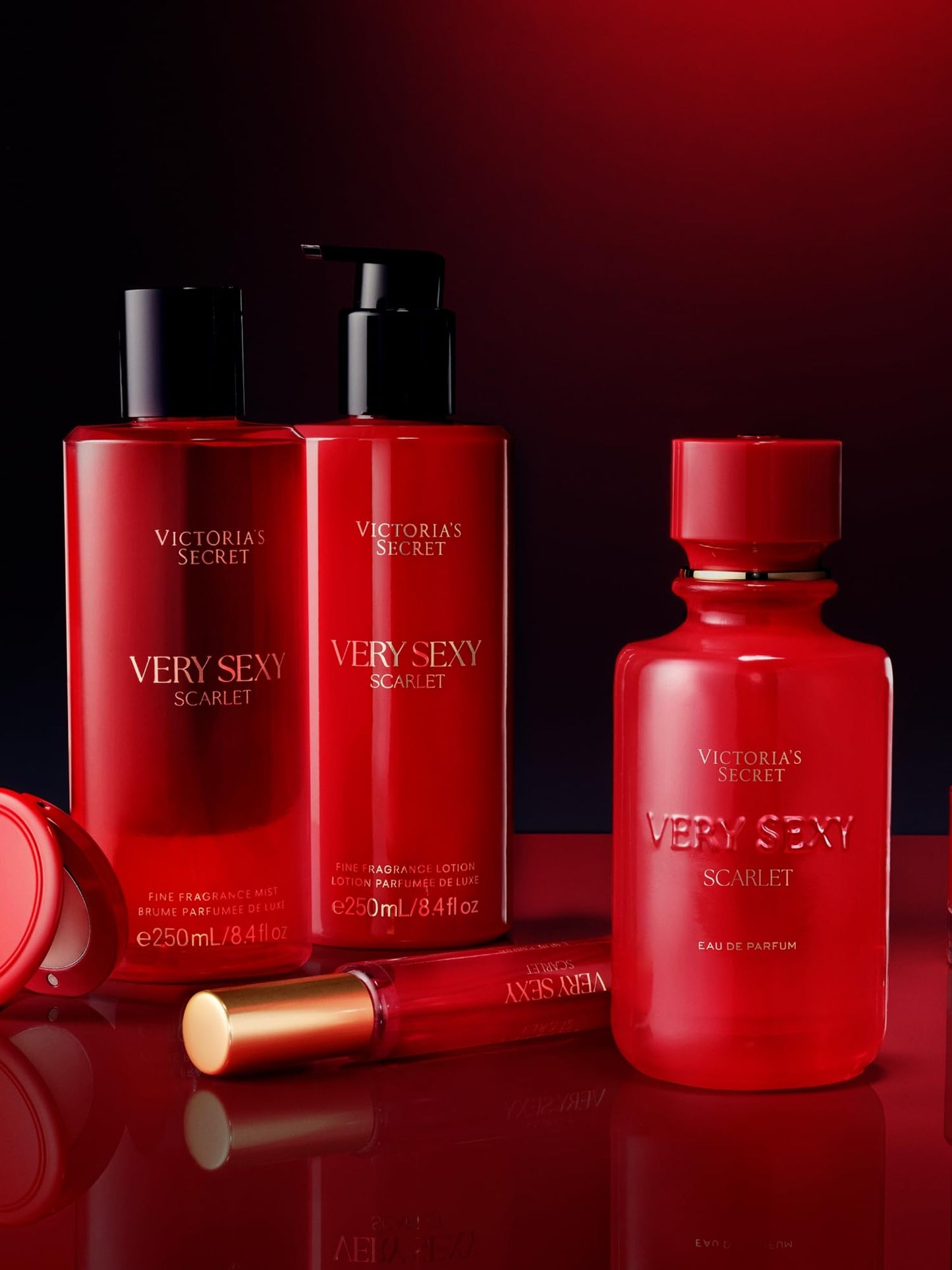 Victoria's Secret Very Sexy Scarlet Fine Fragrance Mist, Body Spray for Women (8.4 oz)