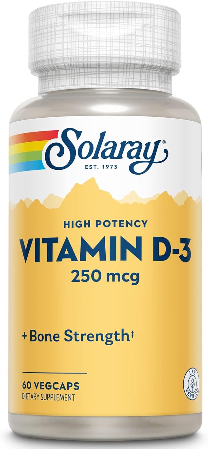 SOLARAY D3 10,000 LU VCapsules | 60 Count