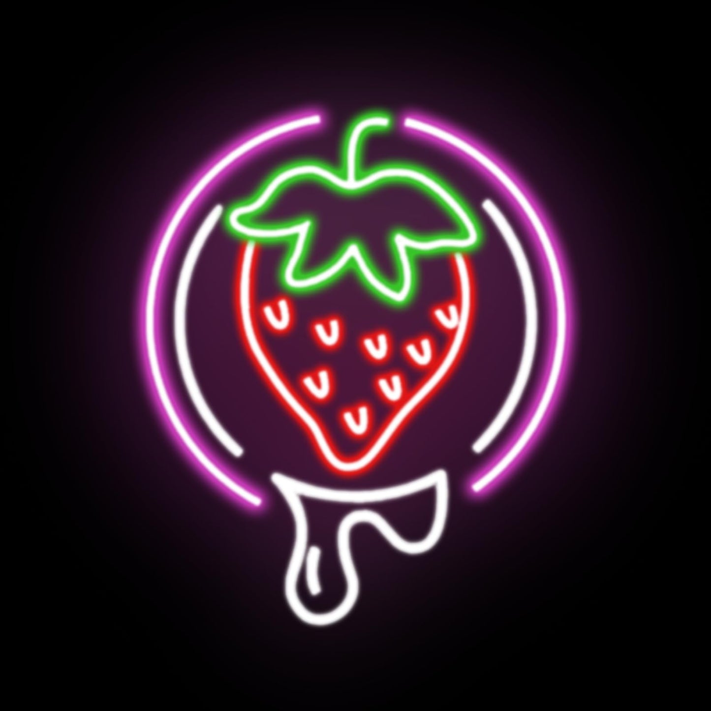 Strawberry Neon Sign Fruit Neon Light Usb Dimmable Neon Restaurant Bar Club Home Wall Decor Gift Strawberry Lover Drink Led Light For Wall Decor Party Christmas Wedding Kawaii Art