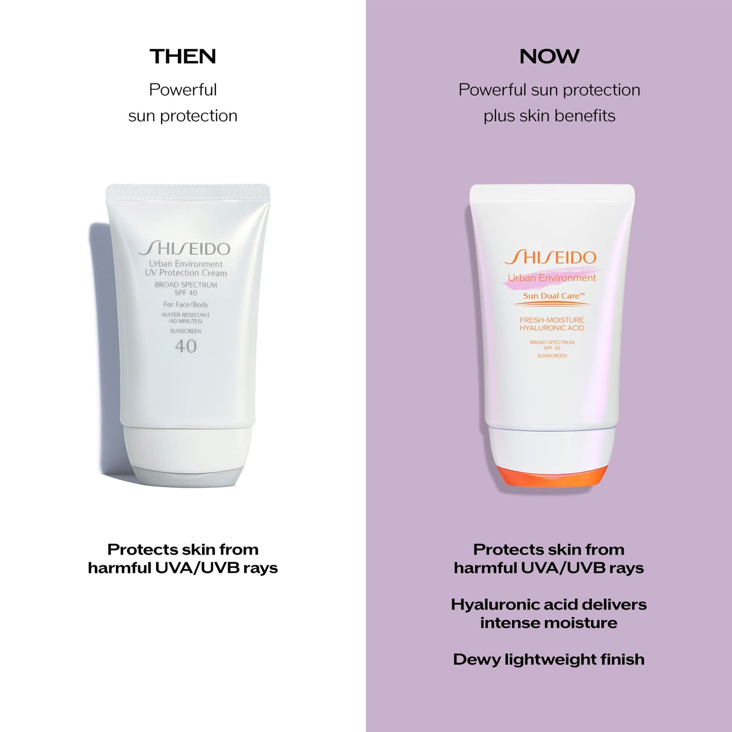 Shiseido Urban Environment Fresh-Moisture Sunscreen SPF 42 - 50 mL - Protects Against UVA/UVB Rays & Pollution - 12-Hour Hydrati