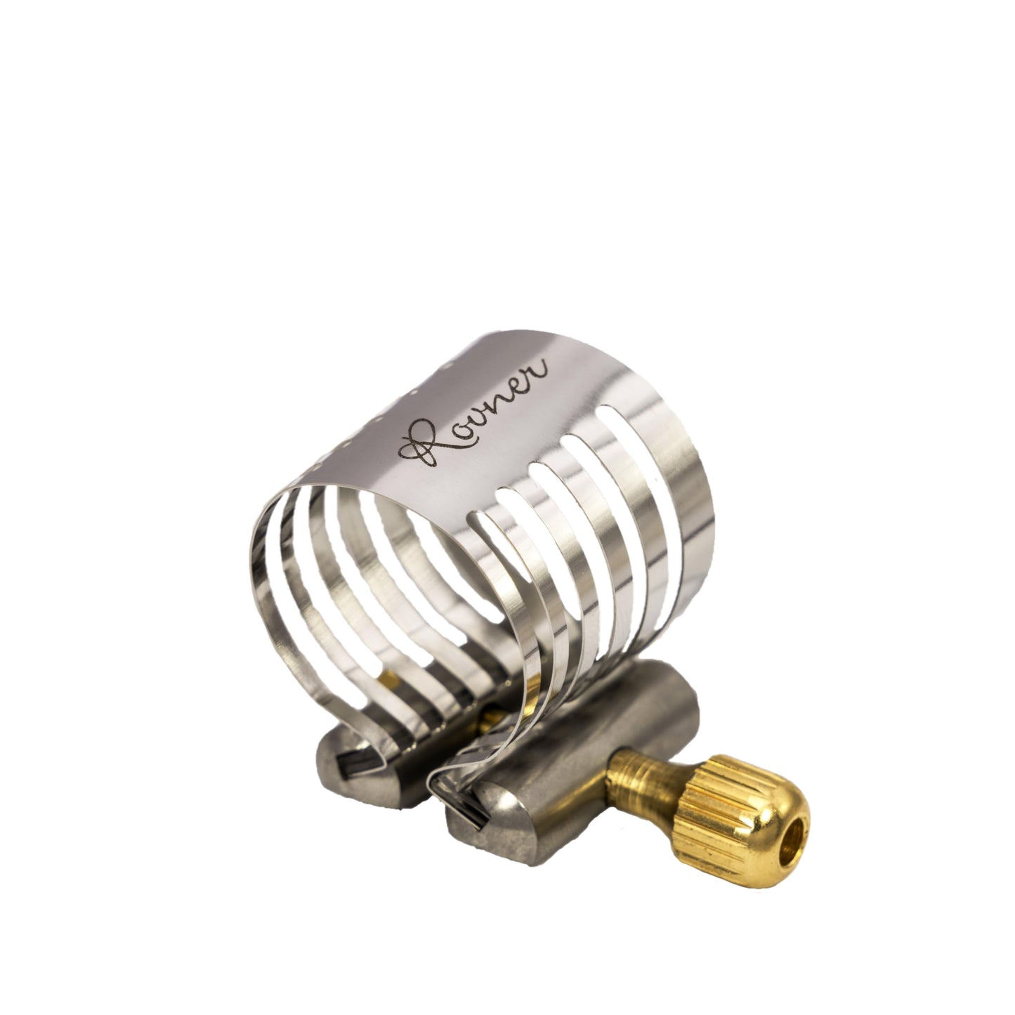 Rovner Ligature & Plastic Cap for Rovner Tenor Saxophone - Platinum Ligature for Metal Mouthpiece (P-RTM)