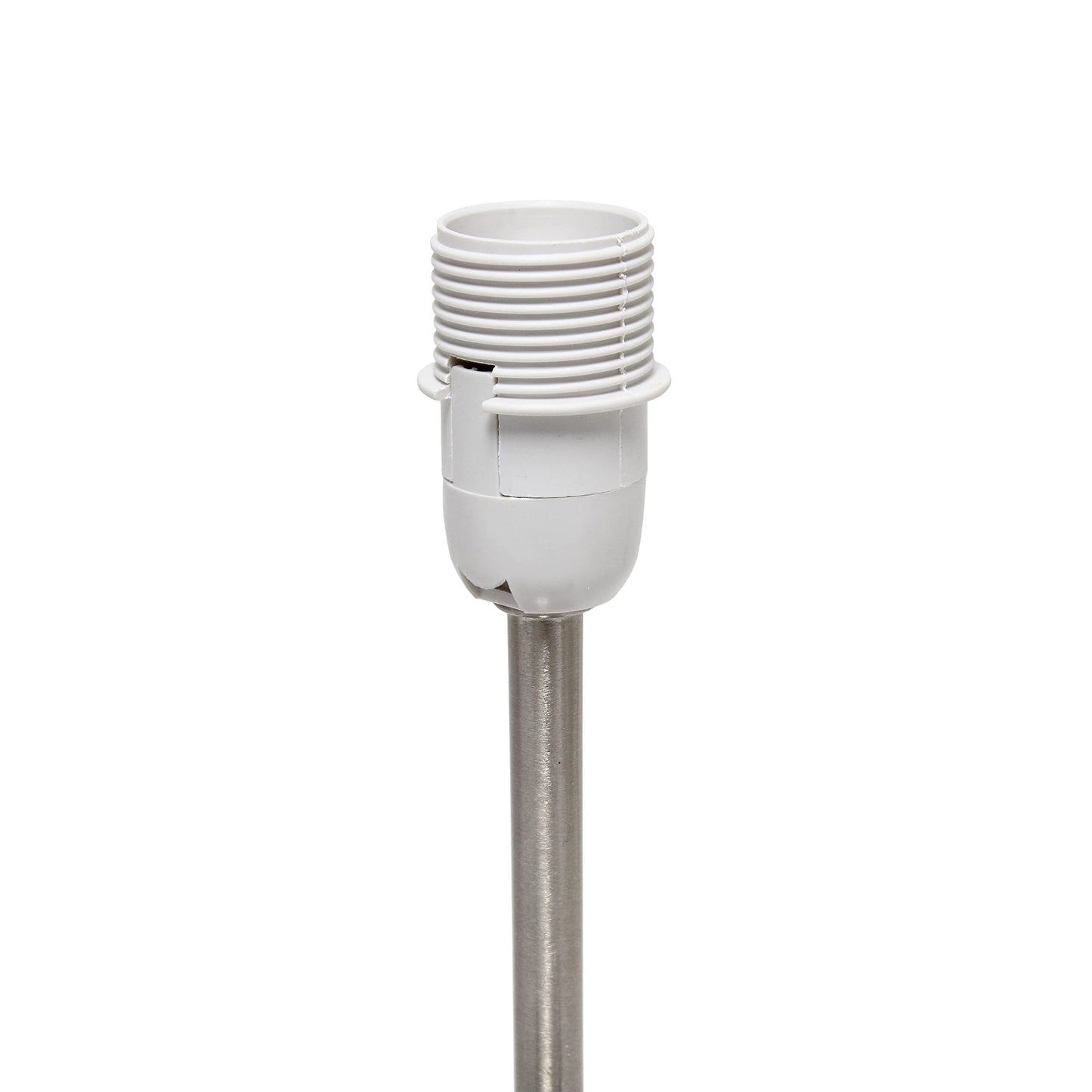 Simple Designs Mini Table Lamp Set, 2 Count, Metal, White, Model LT2013-WHT-2PK