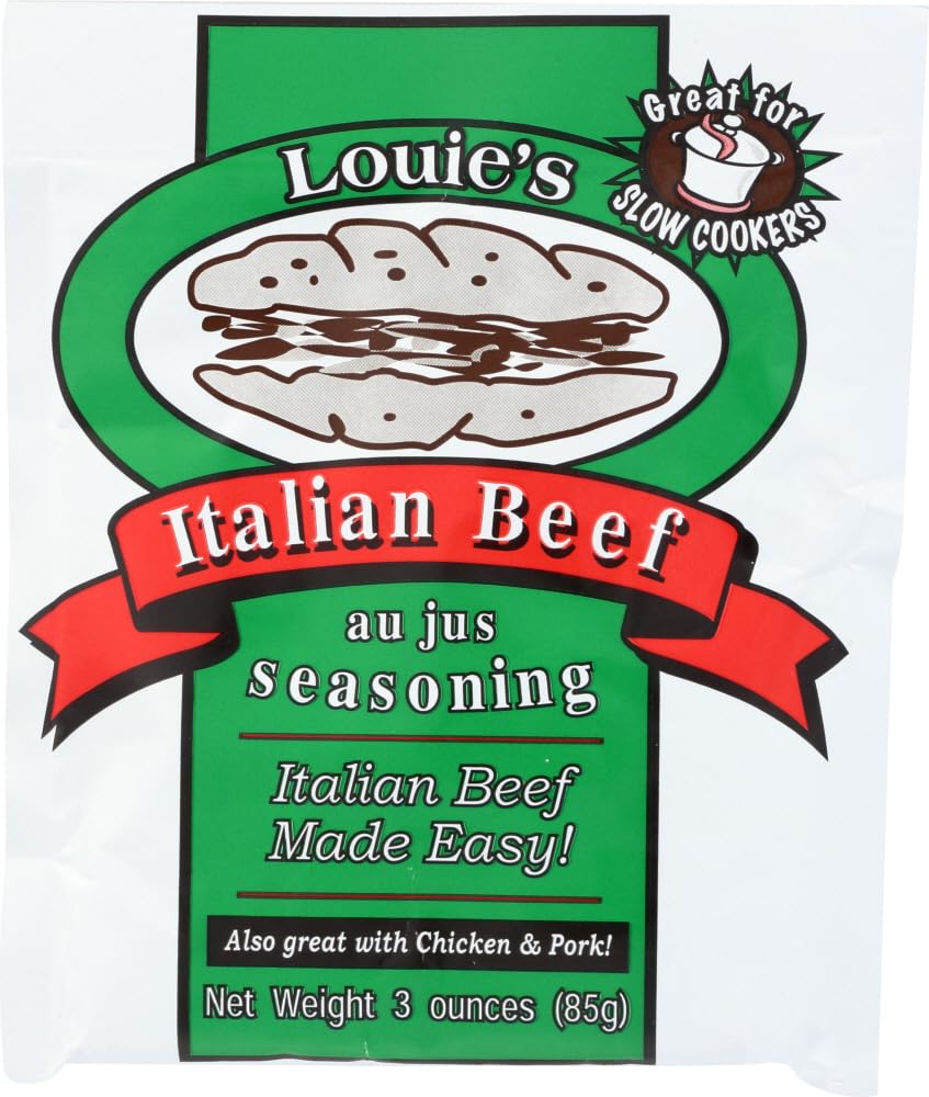 Louie s Italian Beef Seasoning, 3 oz, 3 pk