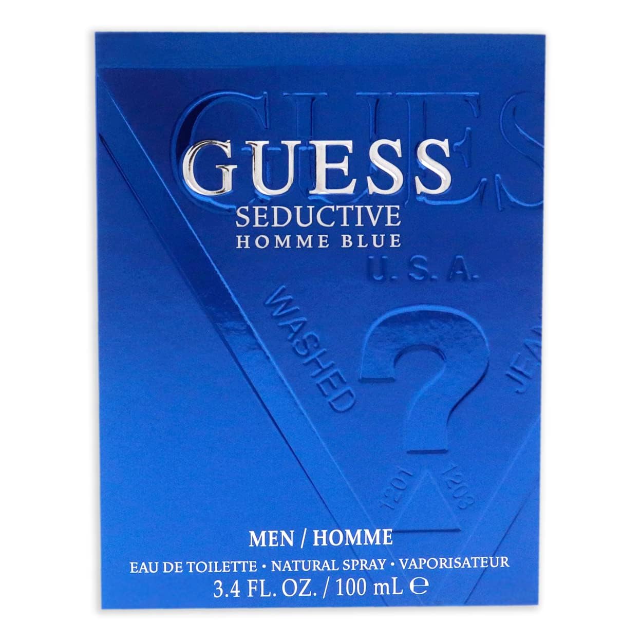 Guess Seductive Homme Eau De Toilette Spray for Men, Blue, 3.4 Ounce