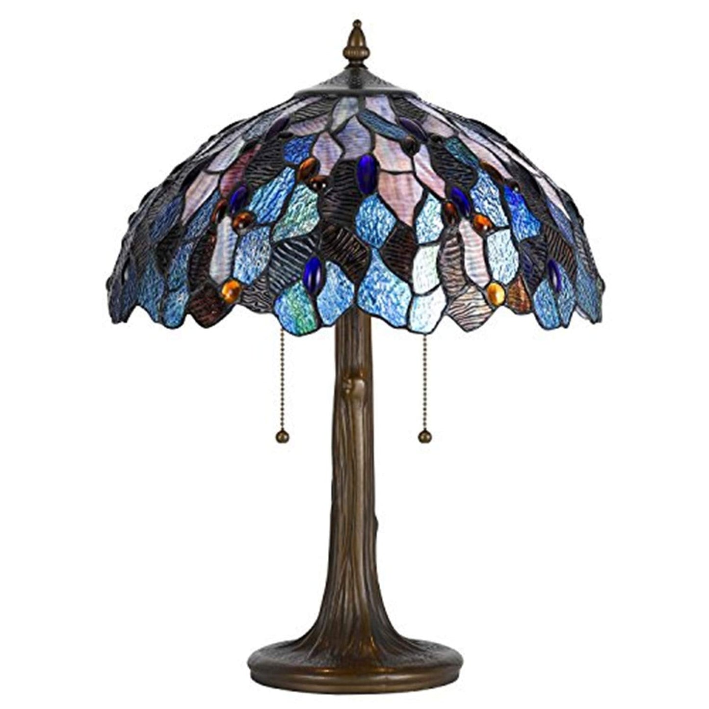 22.5 Height Zinc Cast Table Lamp In Antique Brass
