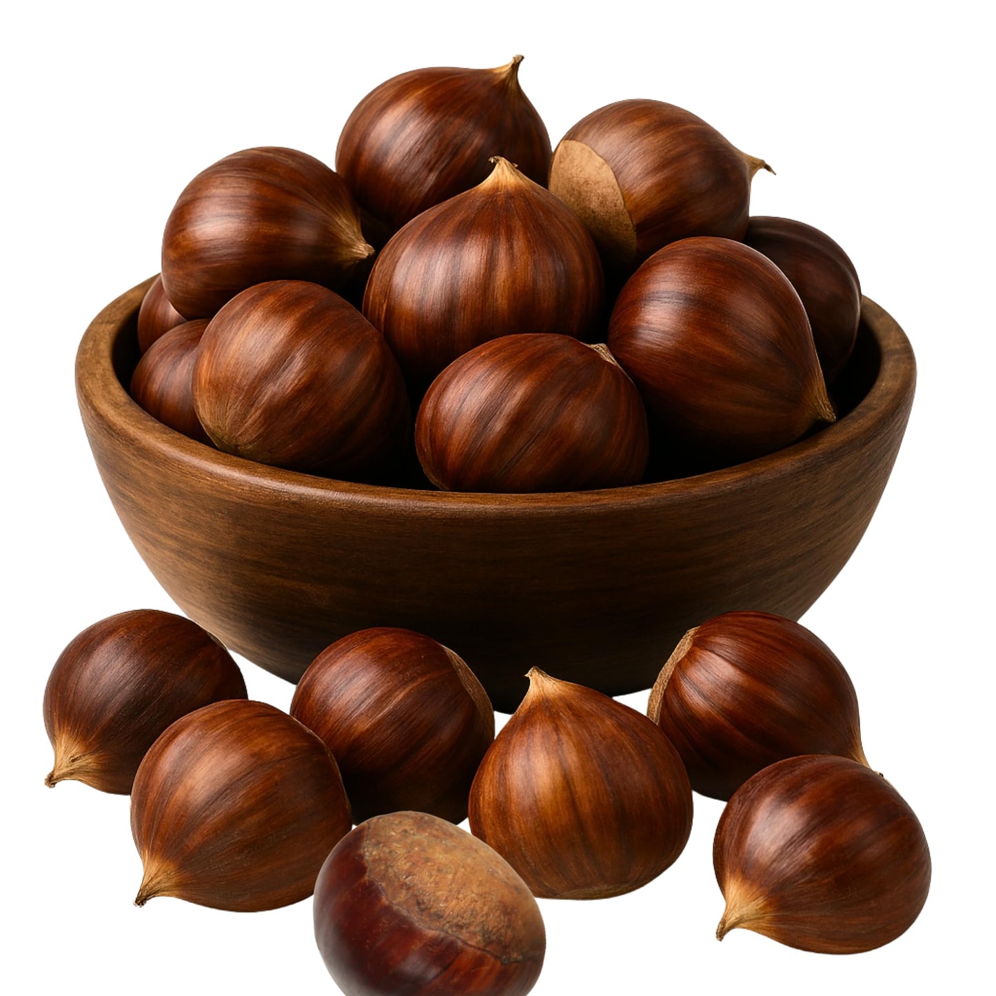 enhanced Italian Chestnuts - Fresh Large Size Easy to Peel Hand-Picked Farm Fresh All Natural Gluten-Free & Vegan Snack Gluten-Free Snack (2 LBS)