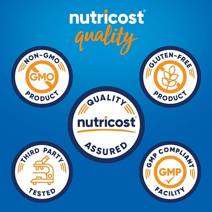 Nutricost Vitamin C with Rose HIPS 1025mg, 240 Capsules (2 Bottles) - Premium Non-GMO, Gluten Free Vitamin C Supplement