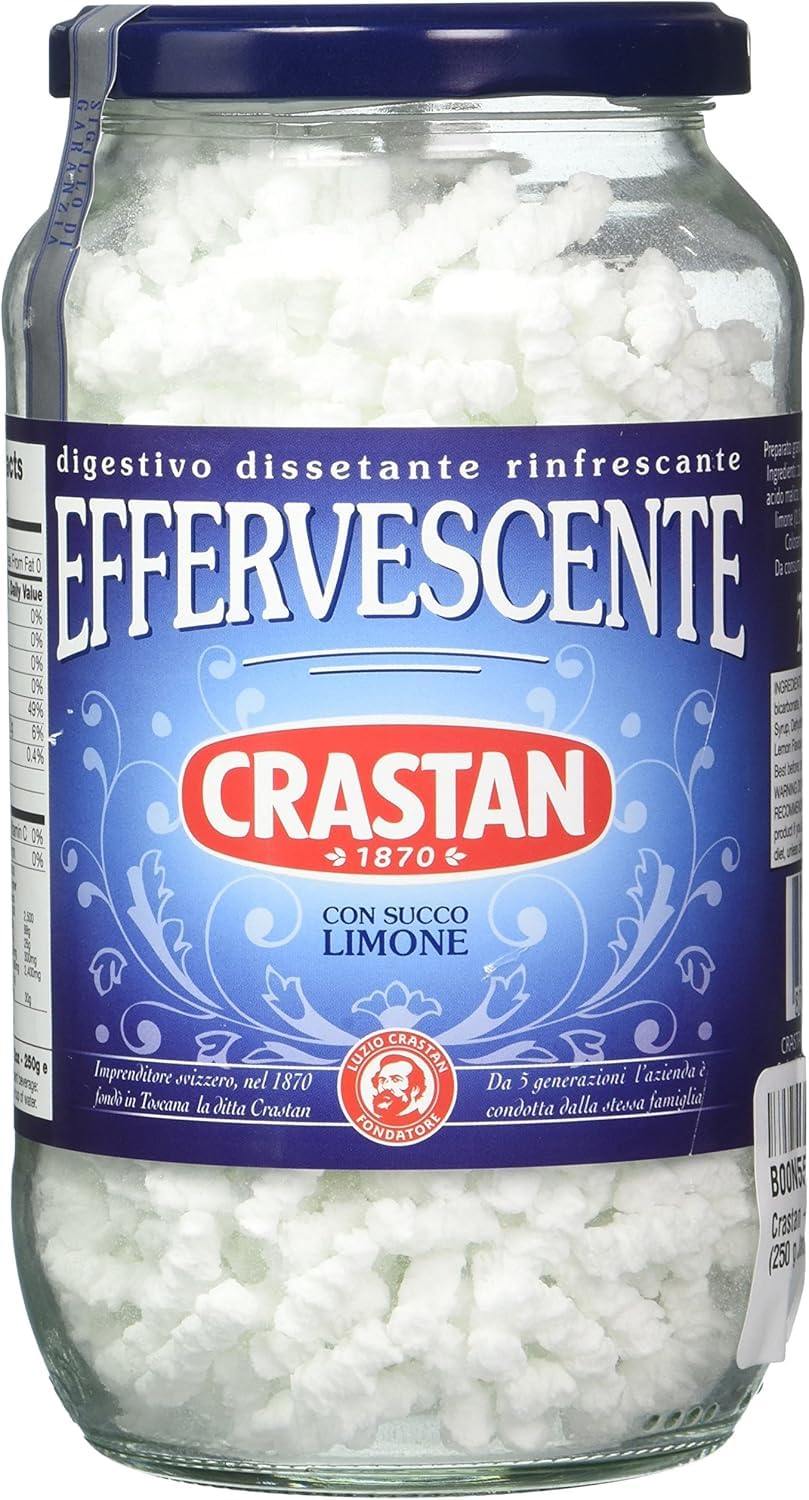Crastan - Effervescente Limone (250 g Jars) 8.8 oz