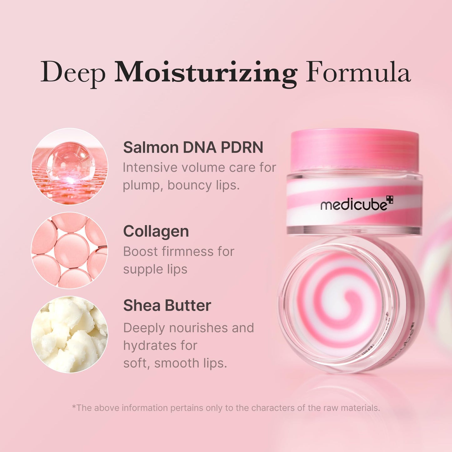 medicube PDRN lip sleeping mask glow balm | Salmon PDRN, Collagen, Shea Butter for Softer Lips, Long-lasting Moisture, Overnight