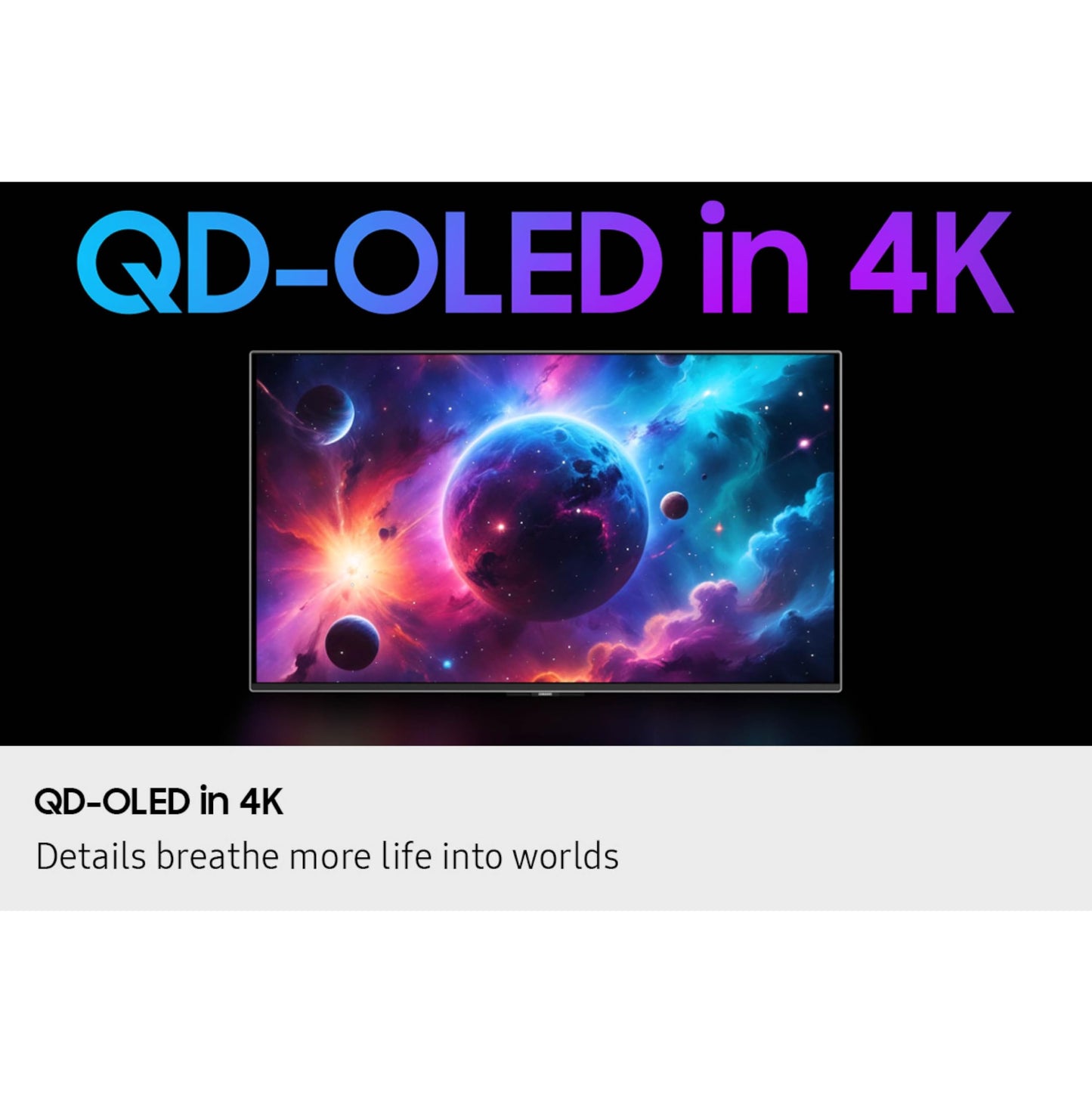 Samsung 32 Odyssey Qd-Oled G8 (G81Sf), 4K, 240Hz, Gaming Monitor, 0.03Ms Response Time, Displayhdr True Black 400, Amd Freesy