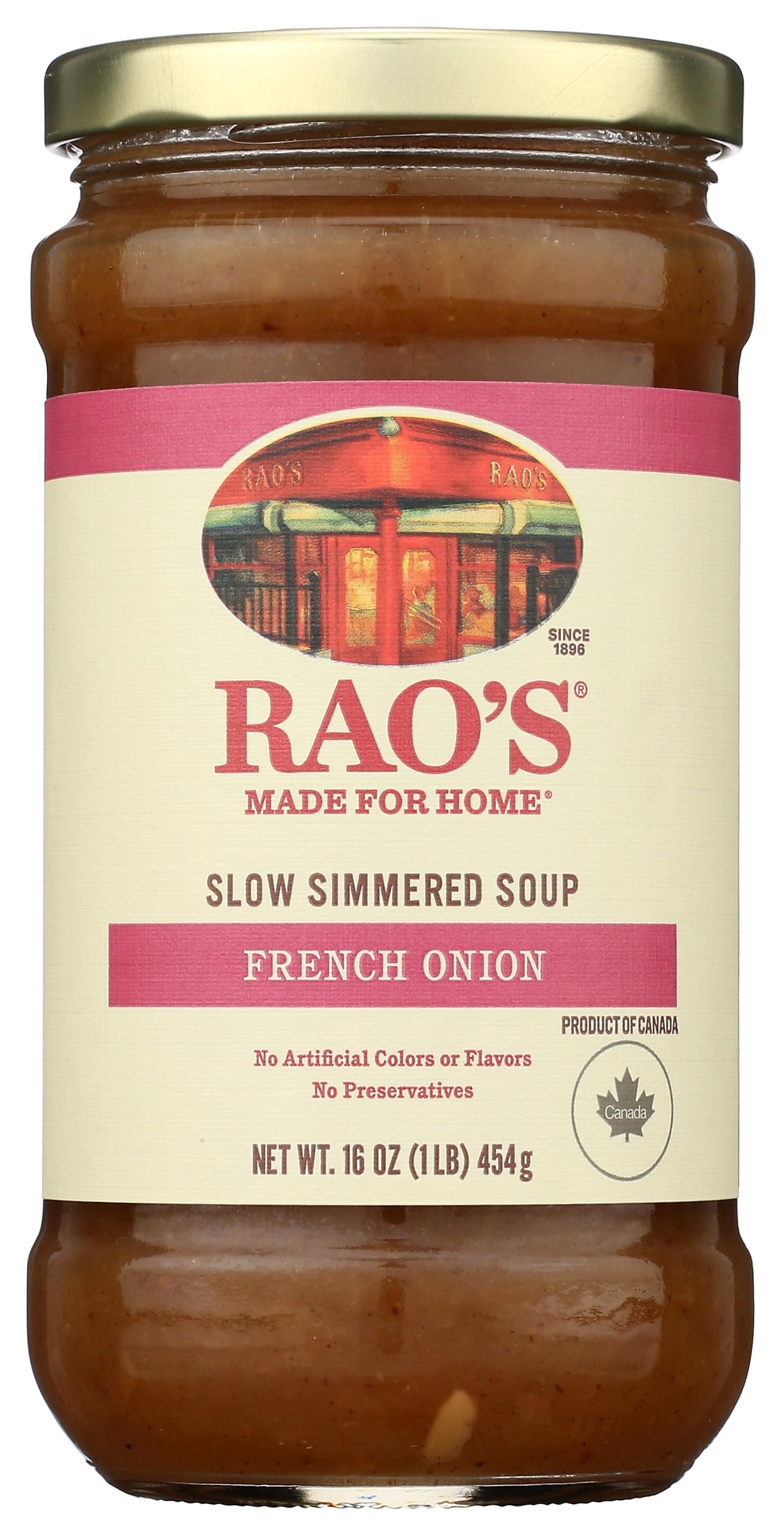 Raos Homemade Slow Simmered Soup, French Onion, 16 Ounce (Pack of 6)