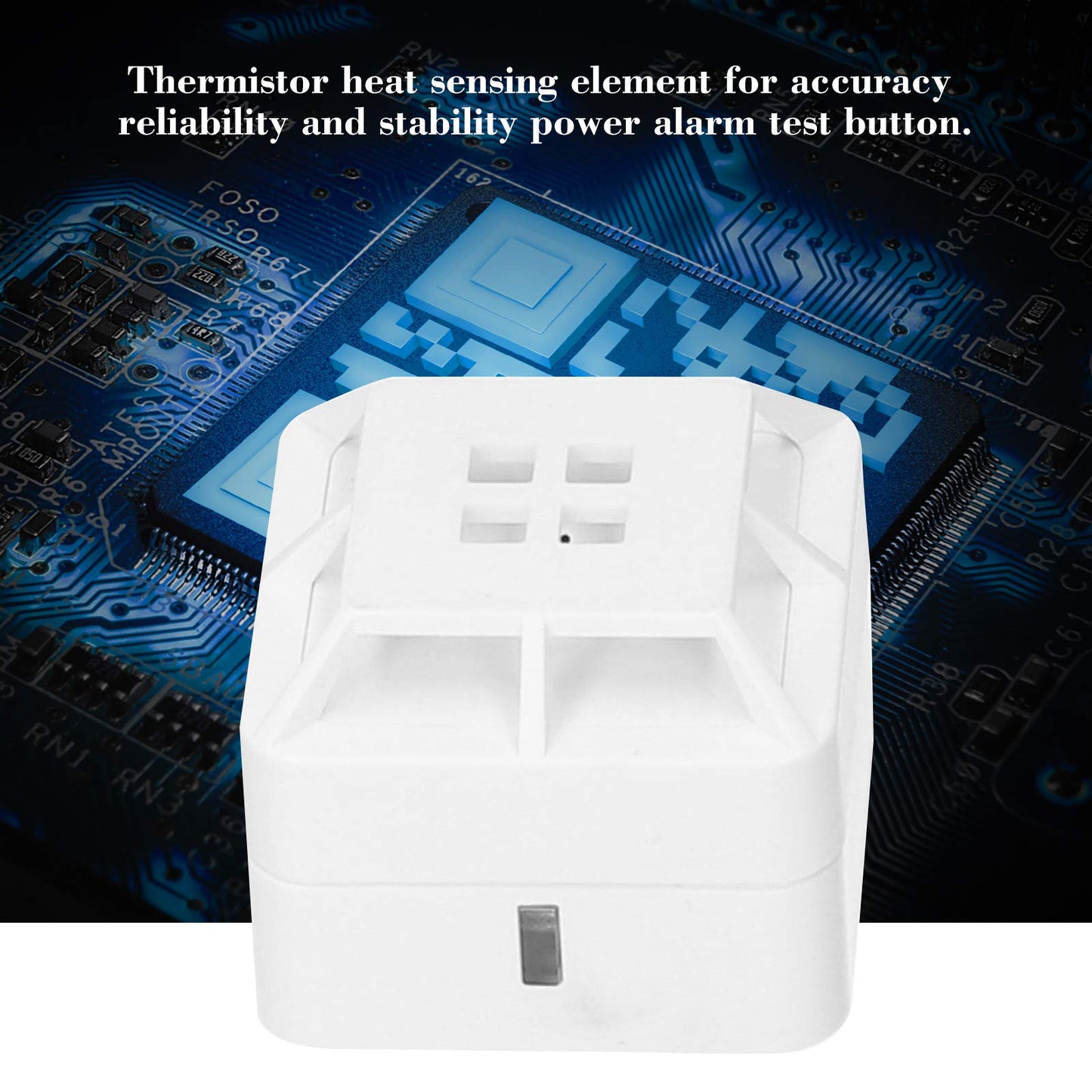 Splenssy Heat Alarm Heat Detector, Fixed Point Thermal Alarm, A1 Level, Alarm Temperature 55°C-65°C, Battery Powered, 85dB Alarm Sound for Home Kitchen Garage Boiler Houses