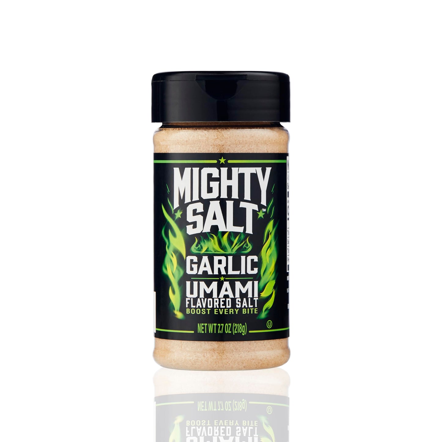 Mighty Salt Garlic Umami Flavored Salt 7.7 Ounce (Pack of 6)