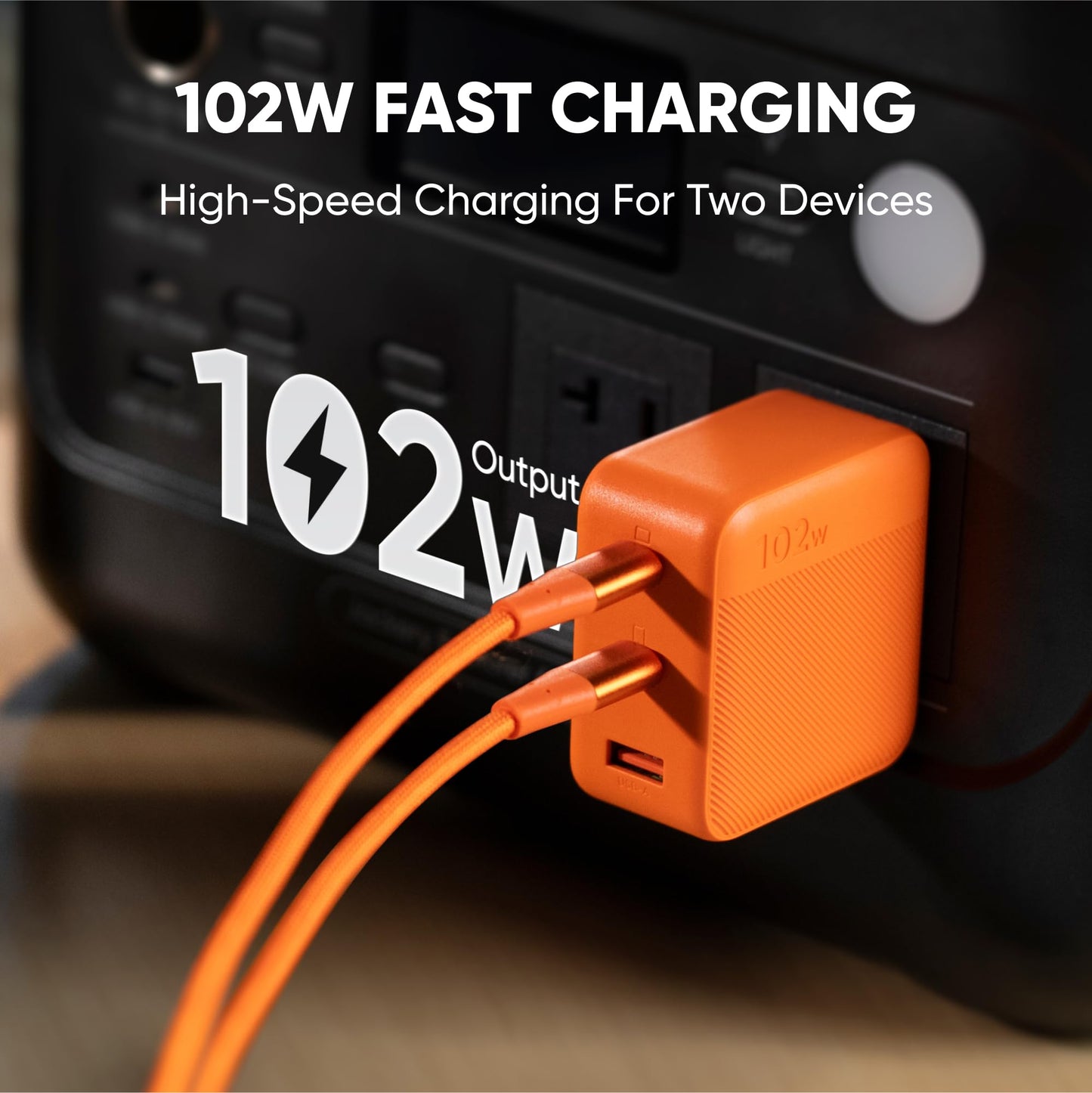 Jackery Portable Power Station Explorer 300 And 102W Fast Charger, 293Wh Backup Lithium Battery, Solar Generator For Outdoors Ca