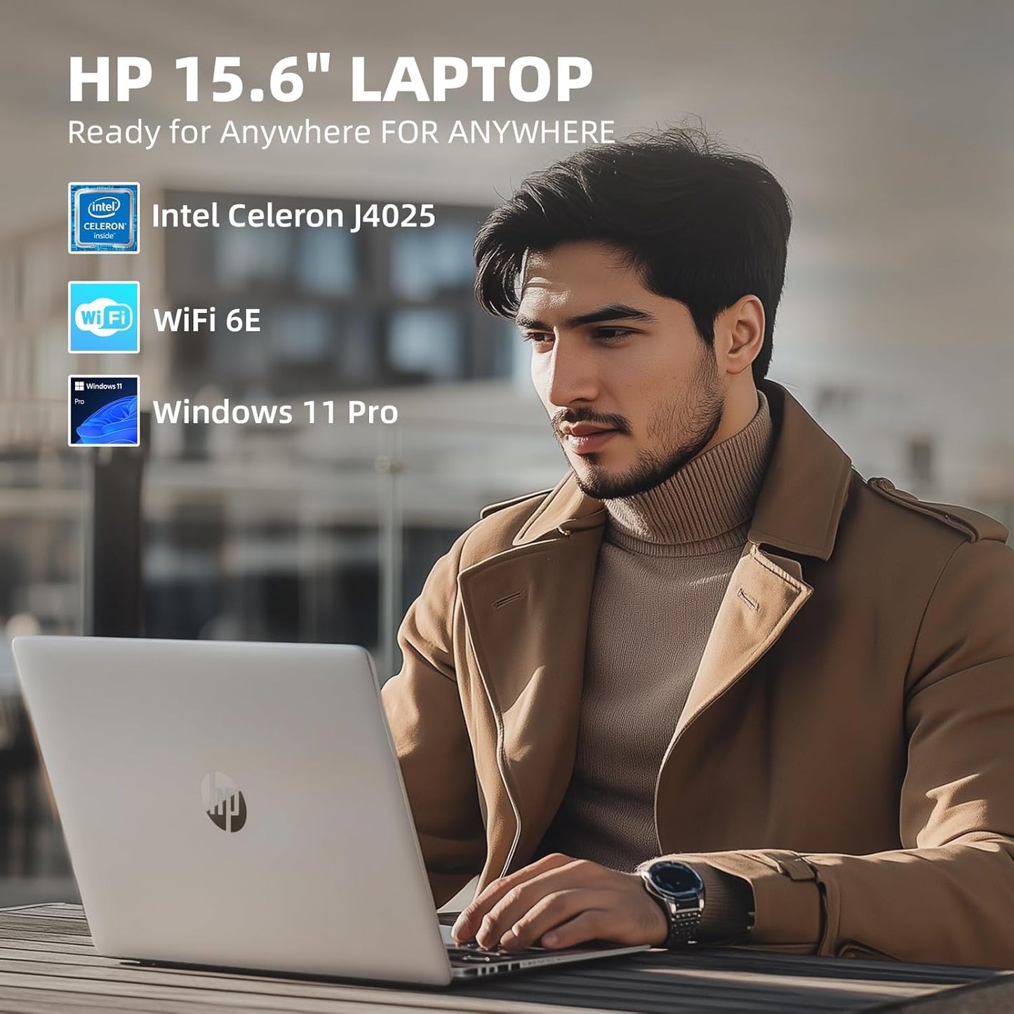 Hp Flagship Touchscreen Laptop Computer - Free Cd/Dvd Drive Office Lifetime 15.6 Hd Touchscreen Intel I3 1215U Wi-Fi 6E Anti