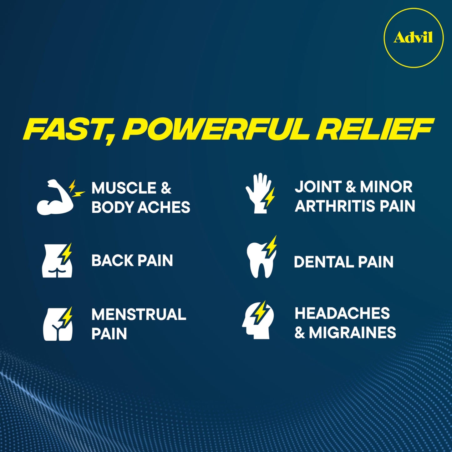 Advil Dual Action Coated Caplets, 125 Mg Ibuprofen and 250 Mg Acetaminophen per Dose (2 Dose Equivalent) for 8 Hour Pain Relief - 216 Count
