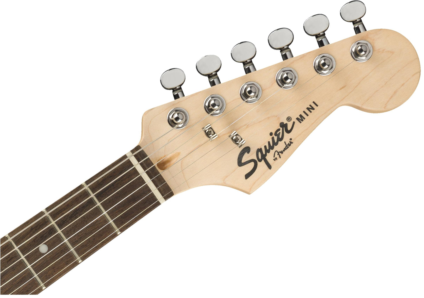 Squier Mini Stratocaster Electric Guitar, With 2-Year Warranty, Black, Laurel Fingerboard
