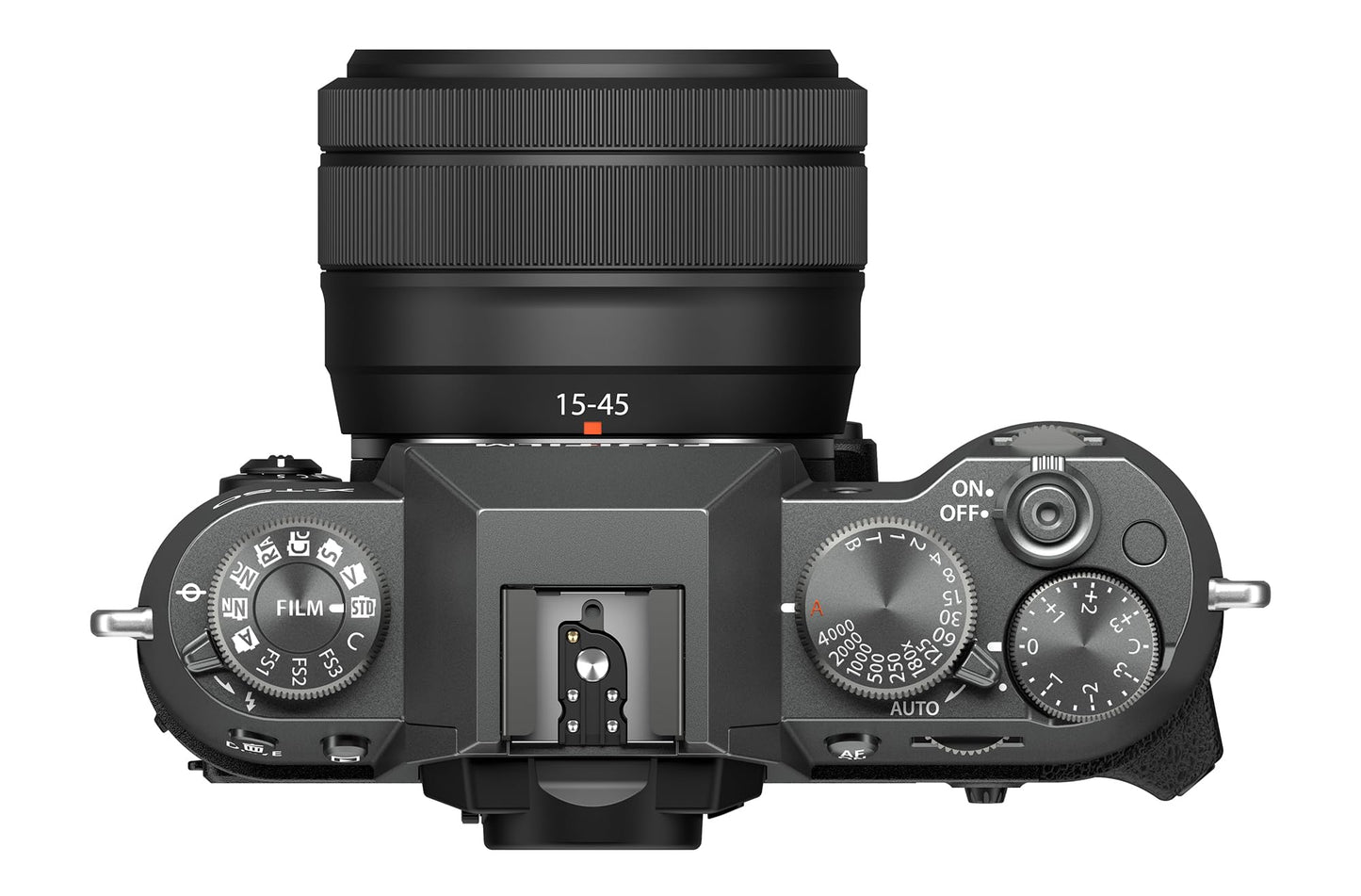 Fujifilm X-T50 Mirrorless Digital Camera Xc15-45Mmf3.5-5.6 Ois Pz Lens Kit - Charcoal Silver