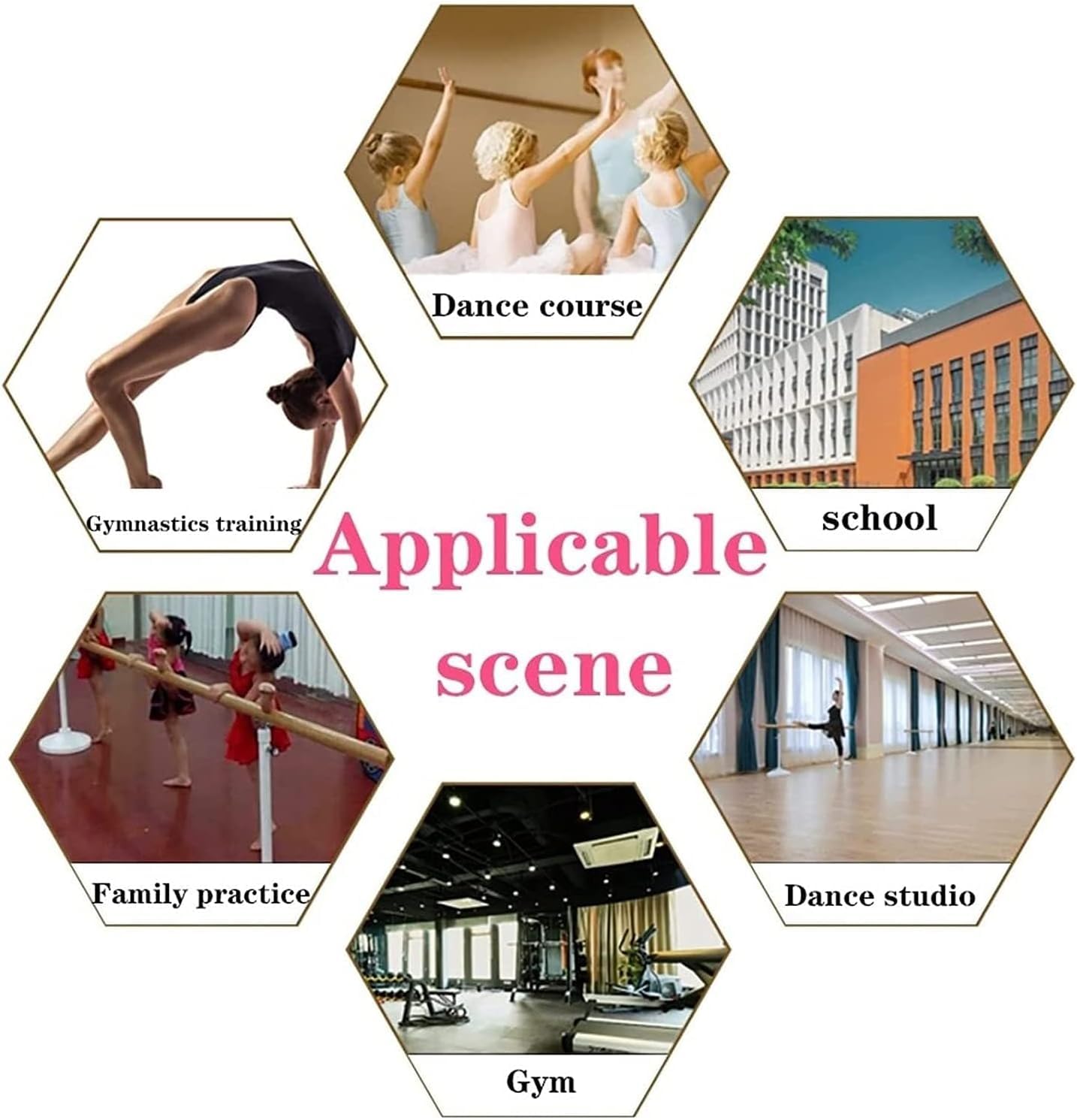 DUHTFCY Portable Training Stick with Foldable Solid Wood Dance Practice Pole, Suitable for Children and Adults to Exercise