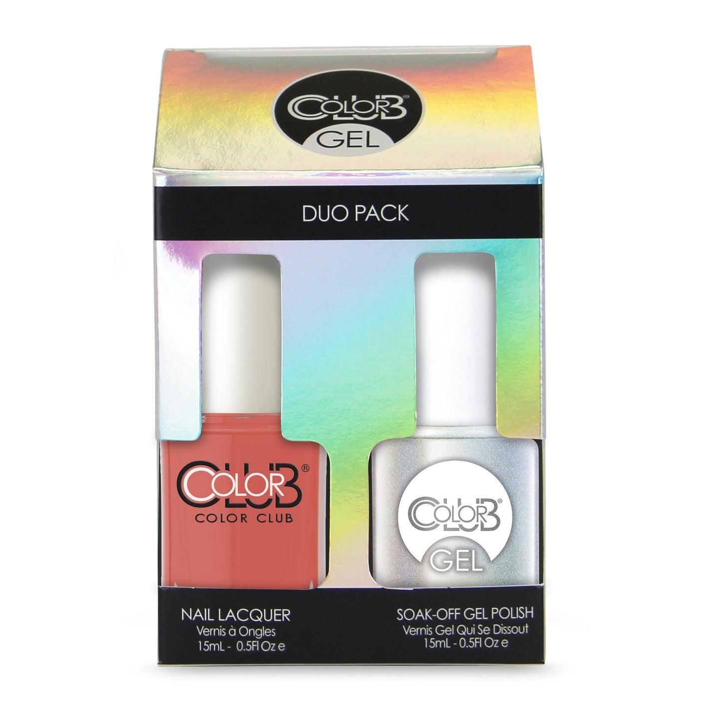 Color Club Favorite Flannel Color Club Gel + Lacquer Duo Includes 1 Each Of 05gel1078 and 05a1078, 0.5 fluid_ounces