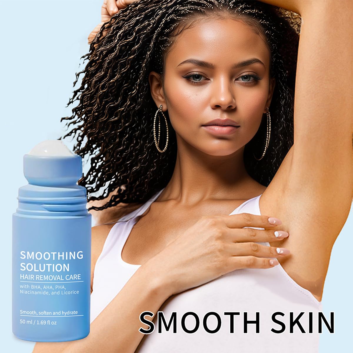 Ingrown Hair Serum - Soothes, Hydrates and Smooths Skin After Hair Removal for Legs, Underarms, Bikini Line, Arms(50ml)