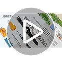 JOREST Watch Battery Replacement Kit, Watch Repair Screwdriver, Watch Band Replacement tool, Watch Wrench Back Remover, Wa...
