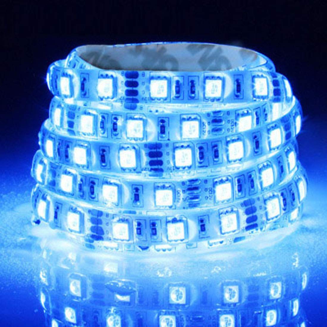 Seaponer Marine LED Light Strip for Boats, 12V, 10m (32.8ft), Blue, Flexible Accent Lighting for Deck and Interior Use