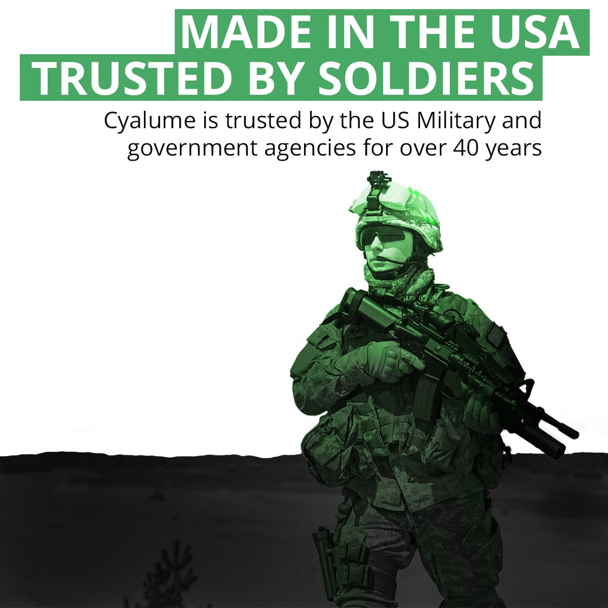 Cyalume Glow Sticks - Military Grade Emergency Lightstick, 6”, Green, 10 Pack, Plastic, Model 9-08076