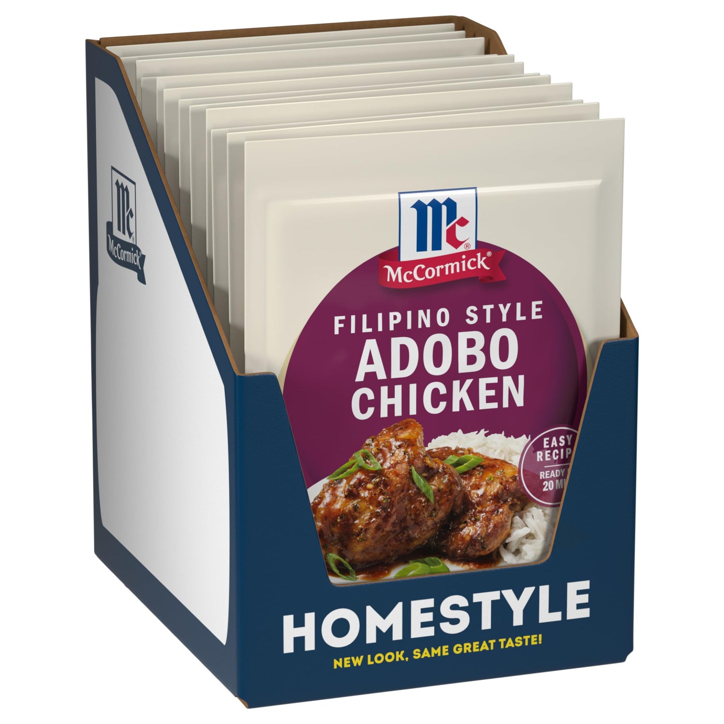 McCormick Seasoning Mix Filipino Style Adobo Chicken For Savory Sweet & Tangy Filipino Style Adobo Chicken in Just 20 Minutes 1.25 oz (Pack of 12)