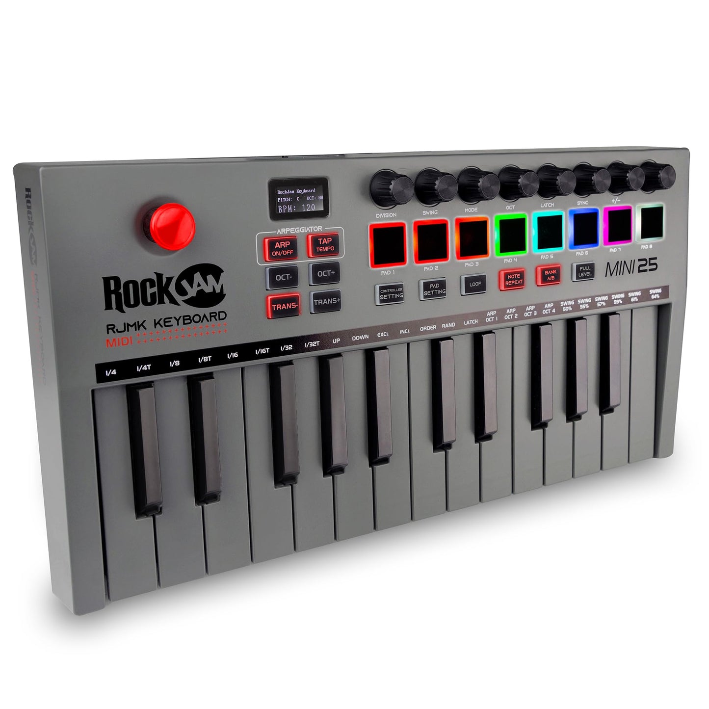 RockJam 25 Key Bluetooth Midi Keyboard