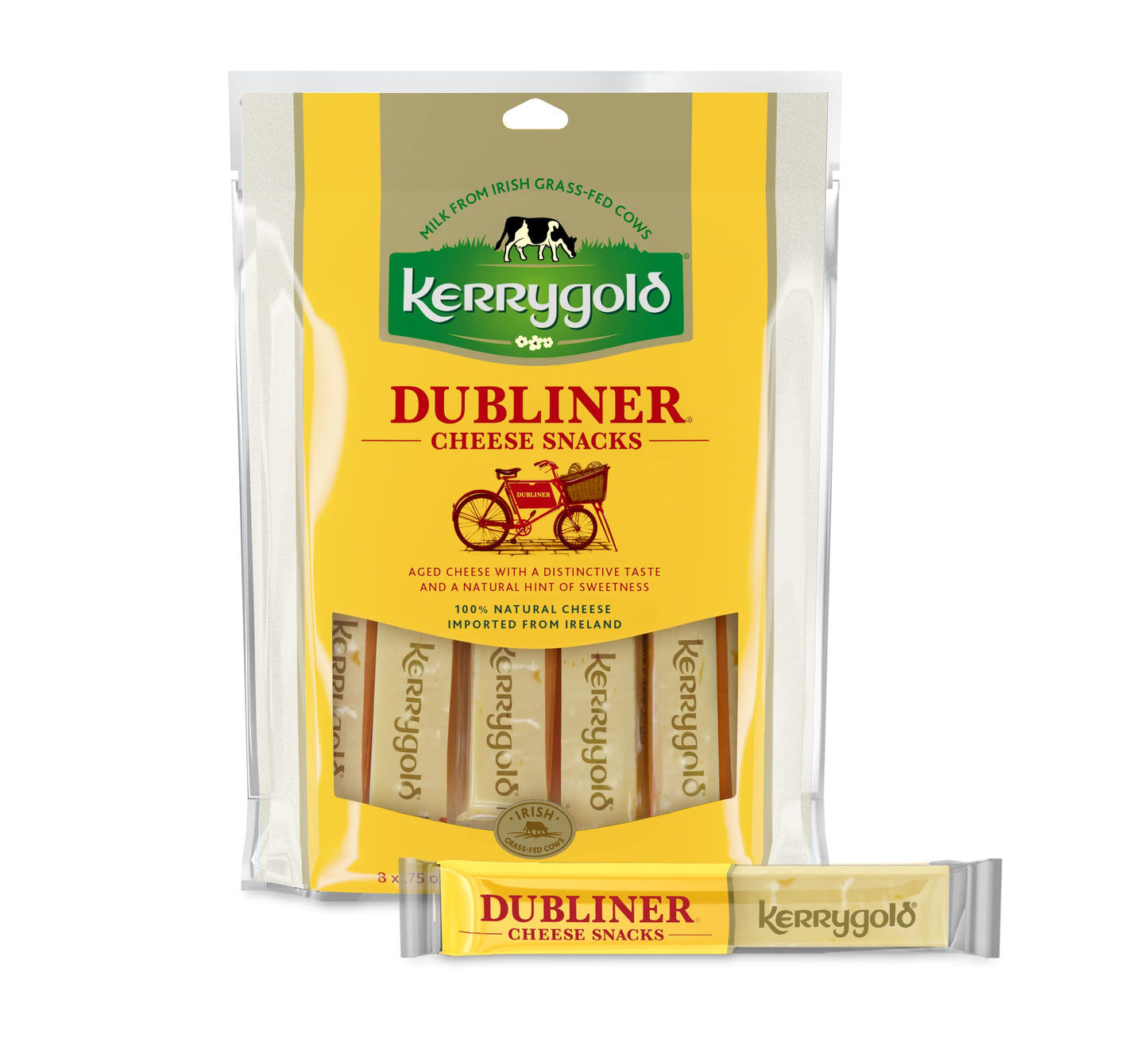 Kerrygold Grass-fed Dubliner Irish Cheese Sticks, 6 OZ