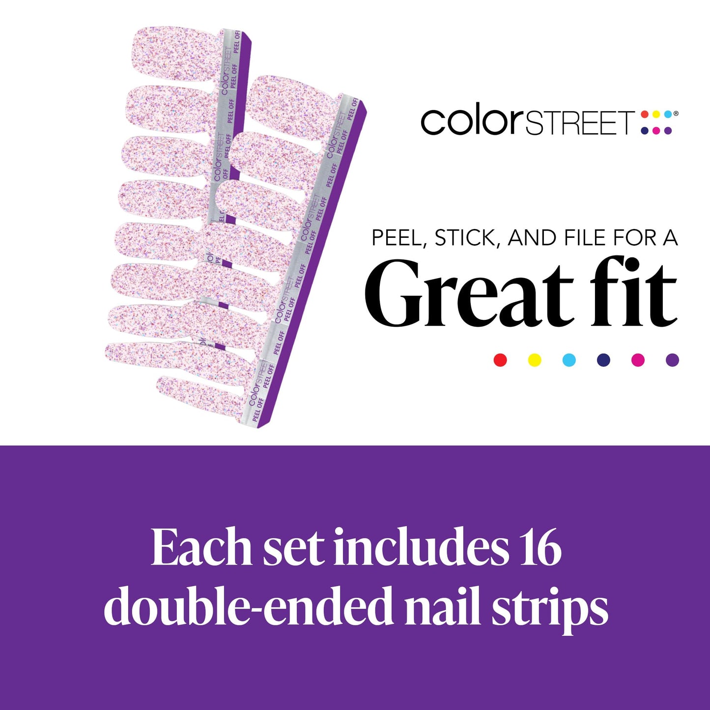 Color Street Shimmer Down Nail Strips
