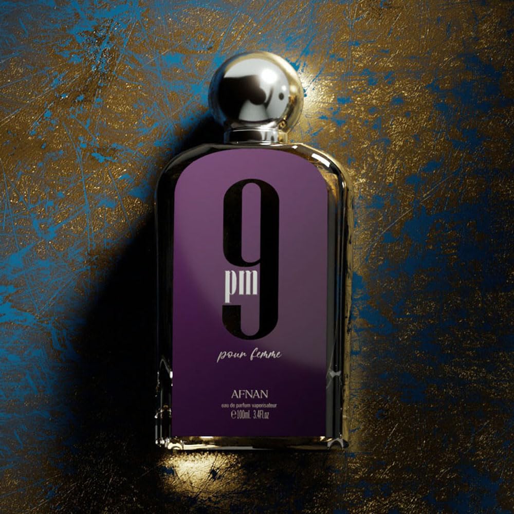 Afnan 9 PM Pour Femme Eau De Parfum, 3.4 Fl. Oz
